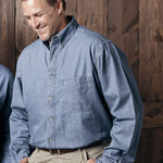 Men's Tall Denim Shirt