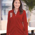 Women's 3-Stripe Double Knit Full-Zip