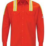 Men's Enhanced Visibility Long Sleeve Uniform Shirt