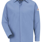 Men's Tall Concealed-Gripper Pocketless Long Sleeve Shirt - CoolTouch® 2