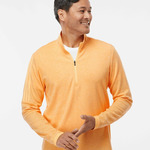 Men's 3-Stripe Quarter-Zip Sweater Pullover