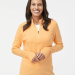 Women's 3-Stripe Quarter-Zip Sweater Pullover