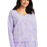Cloud Tie Dye V Neck Sweatshirt