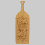 Bamboo Wine Bottle Cutting Board