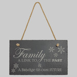 Rectangle Slate Decor with Hanger String (11 3/4" x 7" )
