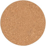 4" Cork Circle 6 Coaster Set 