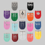 Premium Polar Camel 12 oz. Insulated Stemless Wine Tumbler - 12 Pack